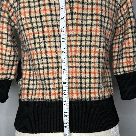 Lauren Moffatt Women’s Plaid Wool Jacket Blazer XSmall - Picture 12 of 12